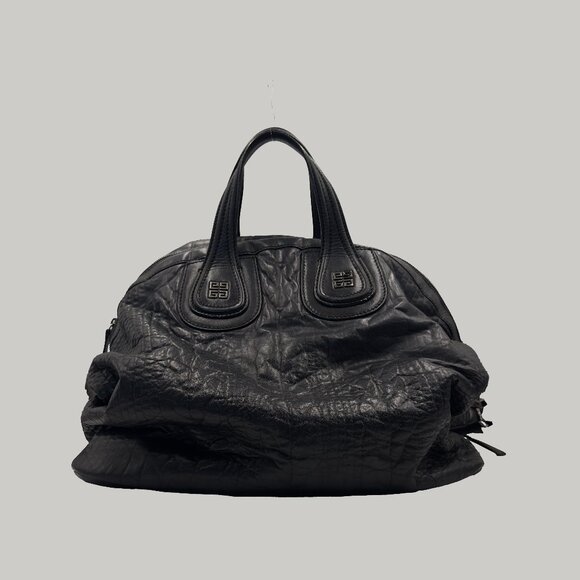 Givenchy Nightingale Black Leather Tote - Picture 1 of 2